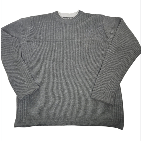 3 For $25 Billabong Young Men's Gray Wool Blend Sweater Size M - Picture 1 of 8